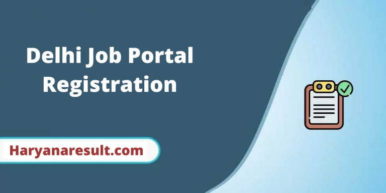 Delhi Job Portal Registration