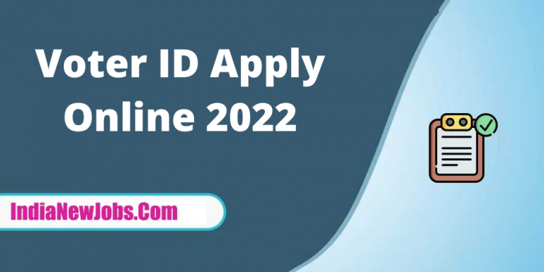 Voter ID Apply Online 2022