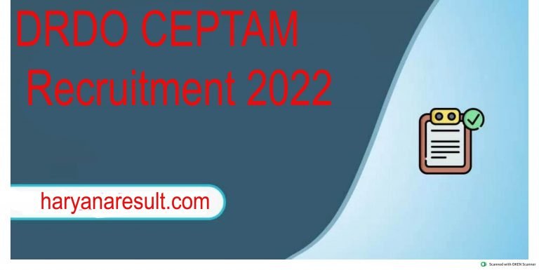 DRDO-CEPTAM-Recruitment-2022